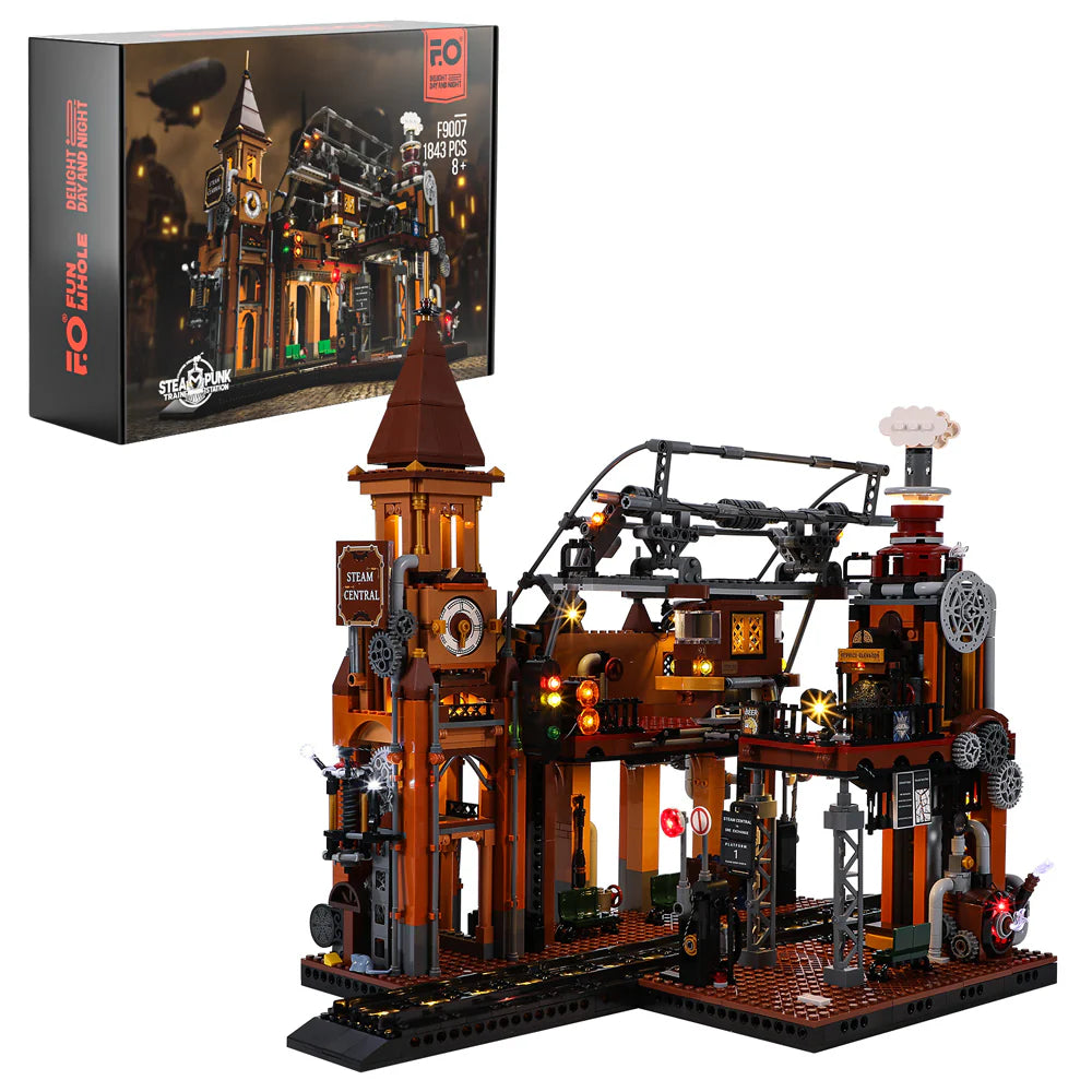 Lumibricks F9007 - Steampunk Train Station